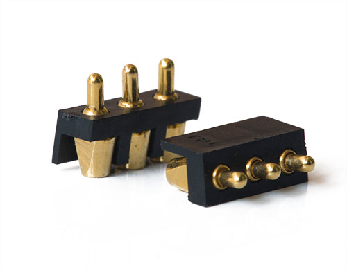 3PIN側(cè)接式彈簧針POGOPIN連接器